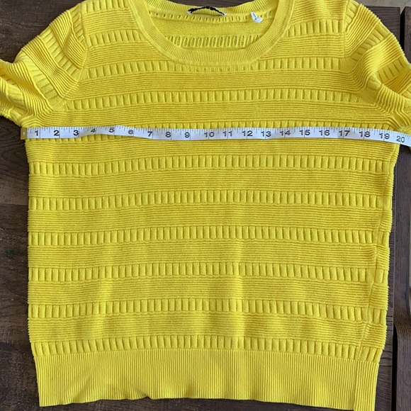 Sandro Paris Yellow Round neck Sweater medium - Picture 11 of 13